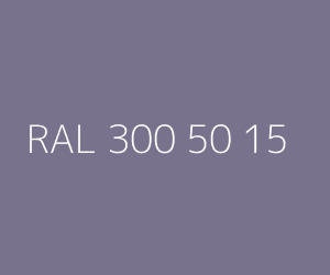 Color RAL 300 50 15 