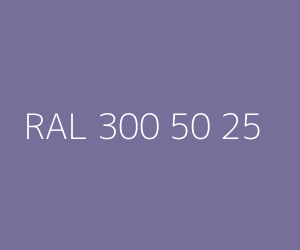 Color RAL 300 50 25 