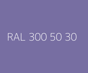 Color RAL 300 50 30 