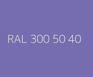 Color RAL 300 50 40 