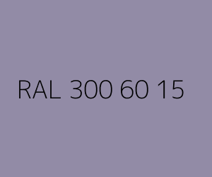 Color RAL 300 60 15 