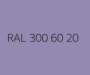 Color RAL 300 60 20 
