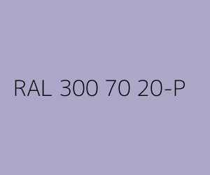 Color RAL 300 70 20-P 