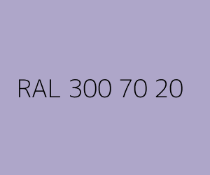 Color RAL 300 70 20 