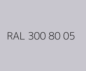 Color RAL 300 80 05 