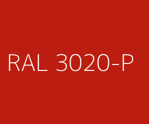 Color RAL 3020-P TRAFFIC RED