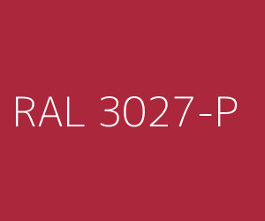Color RAL 3027-P RASPBERRY RED