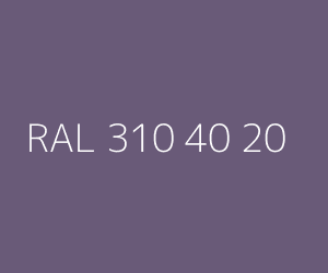 Color RAL 310 40 20 