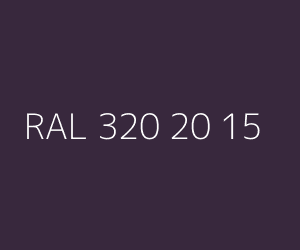 Color RAL 320 20 15 