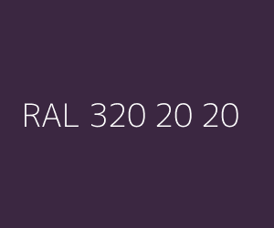 Color RAL 320 20 20 