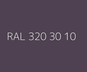 Color RAL 320 30 10 