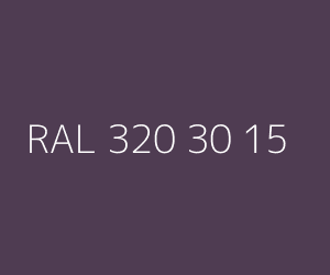 Color RAL 320 30 15 