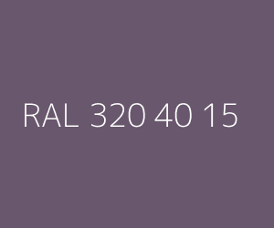 Color RAL 320 40 15 