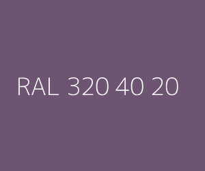 Color RAL 320 40 20 