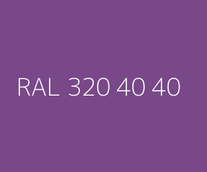 Color RAL 320 40 40 
