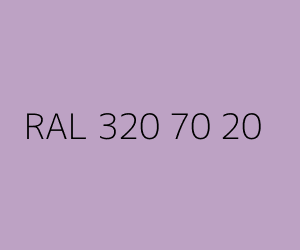 Color RAL 320 70 20 