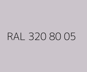 Color RAL 320 80 05 