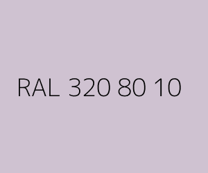 Color RAL 320 80 10 