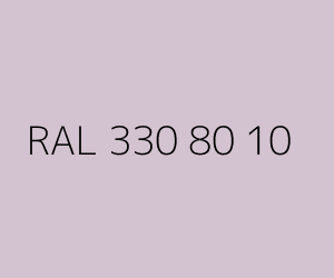 Color RAL 330 80 10 