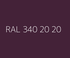 Color RAL 340 20 20 