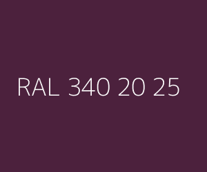 Color RAL 340 20 25 