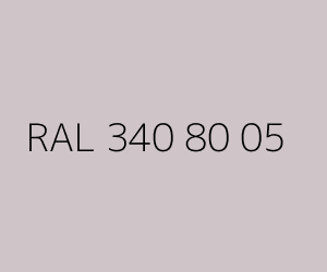 Color RAL 340 80 05 