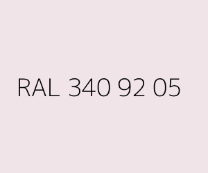 Color RAL 340 92 05 