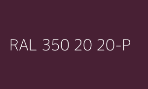 Color RAL 350 20 20-P