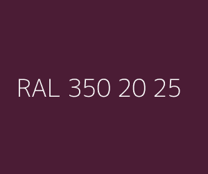 Color RAL 350 20 25 