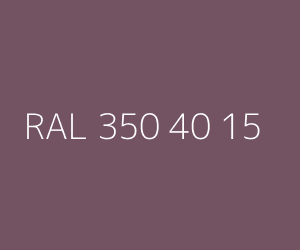Color RAL 350 40 15 
