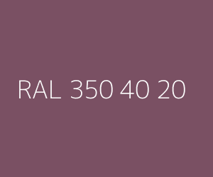Color RAL 350 40 20 