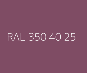 Color RAL 350 40 25 