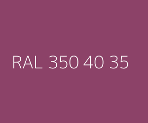 Color RAL 350 40 35 