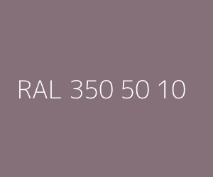 Color RAL 350 50 10 