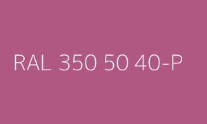 Color RAL 350 50 40-P