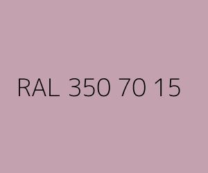 Color RAL 350 70 15 