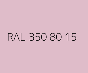 Color RAL 350 80 15 