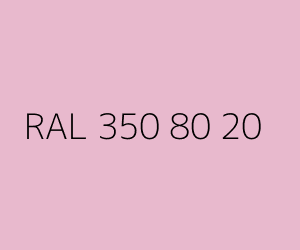 Color RAL 350 80 20 