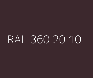 Color RAL 360 20 10 