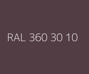Color RAL 360 30 10 