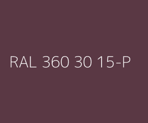 Color RAL 360 30 15-P 