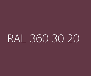 Color RAL 360 30 20 