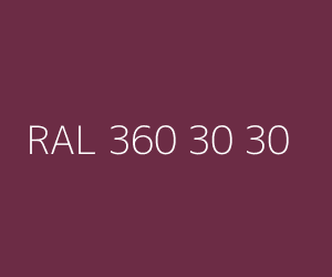 Color RAL 360 30 30 