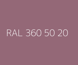 Color RAL 360 50 20 