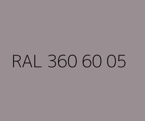 Color RAL 360 60 05 