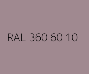 Color RAL 360 60 10 