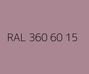 Color RAL 360 60 15 