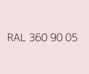 Color RAL 360 90 05 
