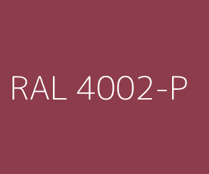 Color RAL 4002-P RED VIOLET