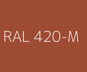 Color RAL 420-M 